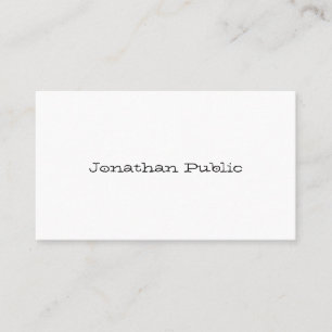 Simple Template Professional Modern Cool Script Business Card