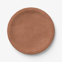 Simple Terra Cotta Color Editable Watercolor