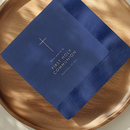 Simple Text Cross First Holy Communion 