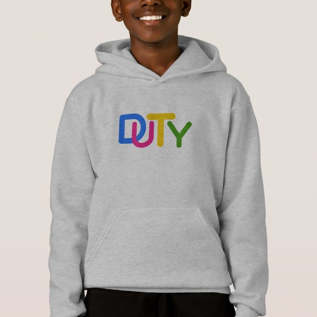 Simple text design hoodie (Front)