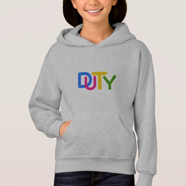 Simple text design hoodie (Front)