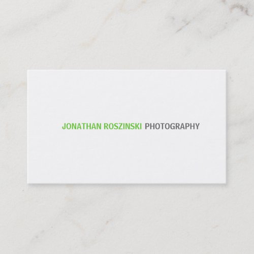 Simple Text Lime Green Business Card Templates