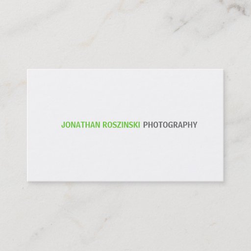 Customizable Simple Text Lime Green Business Card Templates