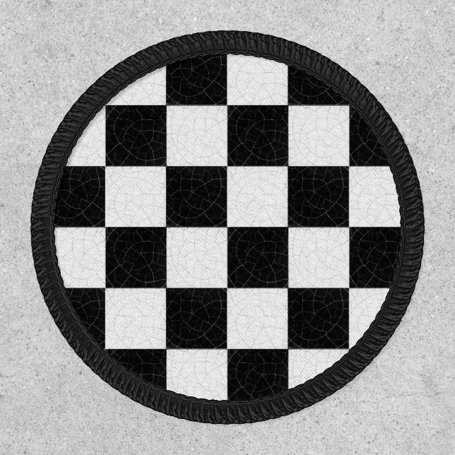 Simple textured checkerboard patch (Front)