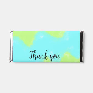Simple thank you add business name details text t hershey bar favors