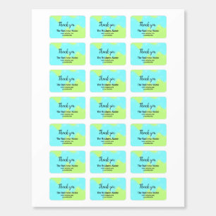 Simple thank you add business name details text t matchboxes