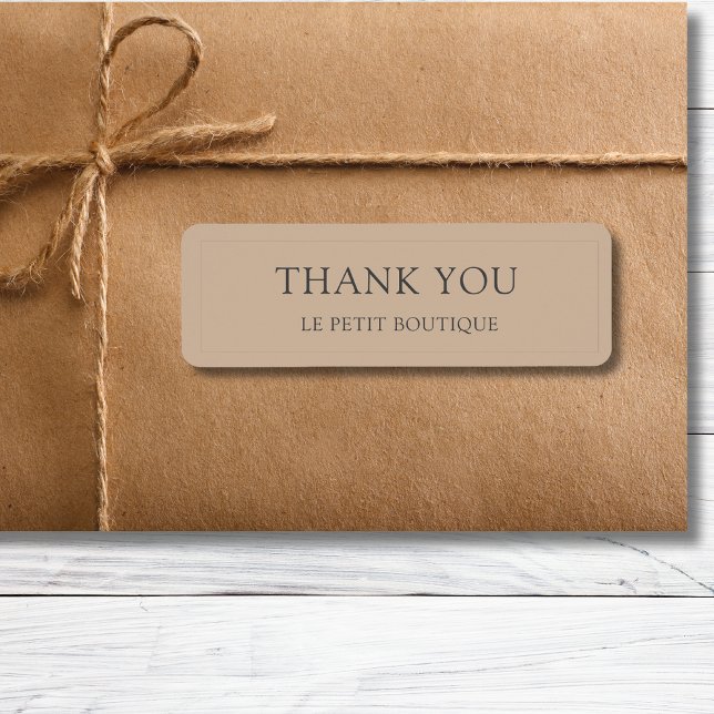 Simple Thank You Business Label (Creator Uploaded)