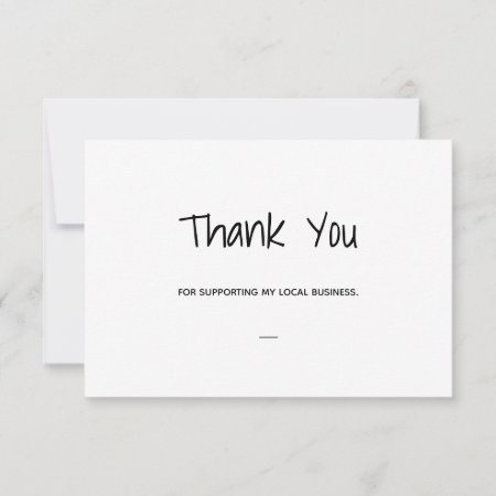 Simple Thank You Card