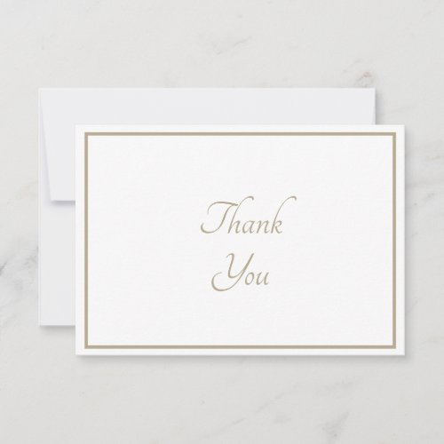 Simple Thank You Card _ Brown