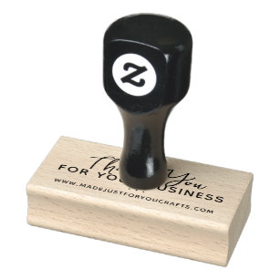 Simple Thank You For Your Business Rubber Stamp