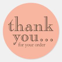 Simple Thank You For Your Order Business Customer