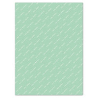 Modern Deep Forest Green Minimalist Monogram Wrapping Paper