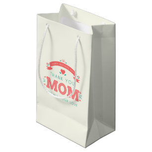 Simple Thank You Mom Mother's Day   Gift Bag