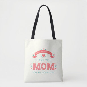 Simple Thank You Mom Mother's Day   Tote Bag