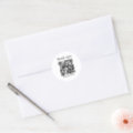 Simple Thank You Stickers Business QR Code Logo | Zazzle