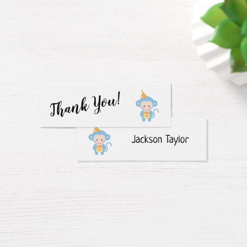 Simple Thank You with Blue Monkey Insert Cards