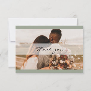 Simple Thimeless Wedding Thank you cards