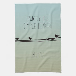 Simple Things Birds Kitchen Towel