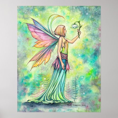 Simple Things Watercolor Fairy Illustration Poster