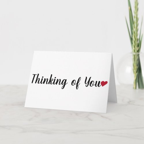 Simple Thinking of You Card