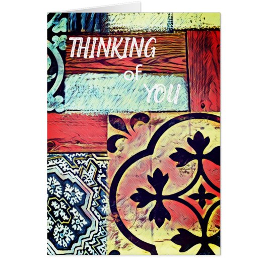 Simple Thinking of You Greeting Cards (Front)