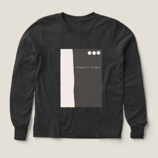 simple time unisex sweatshirt Tri-Blend shirts