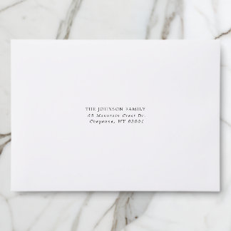 Simple & Timeless Addressed Envelopes