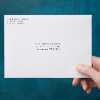 Simple & Timeless Addressed Envelopes