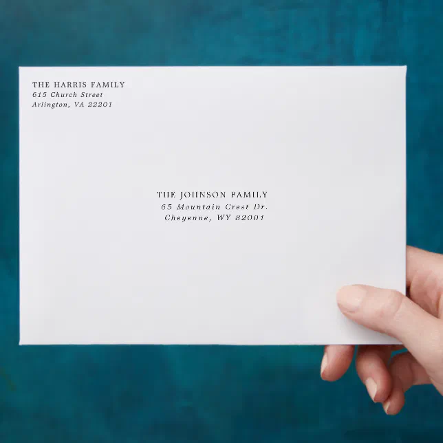 Simple & Timeless Addressed Envelopes