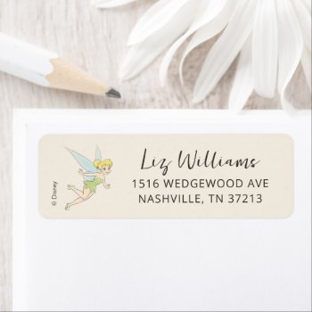 Simple Tinker Bell Baby Shower Label by tinkerbell at Zazzle