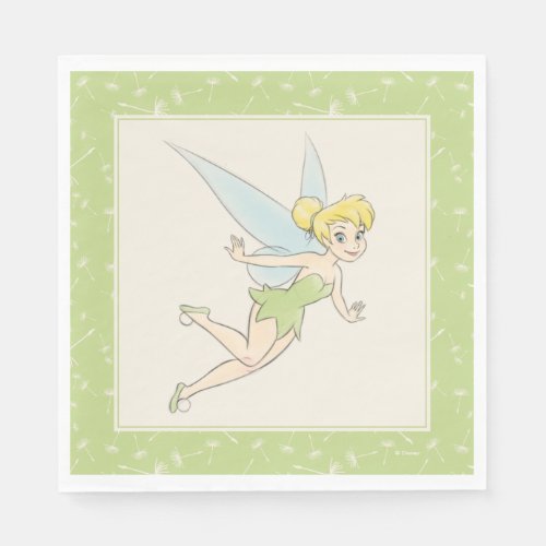Simple Tinker Bell Baby Shower Napkins