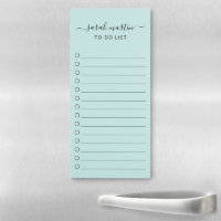 Simple To Do List Modern Elegant Teal Turquoise
