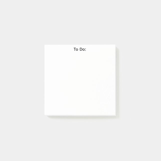 Simple To Do List - Notes (Front)