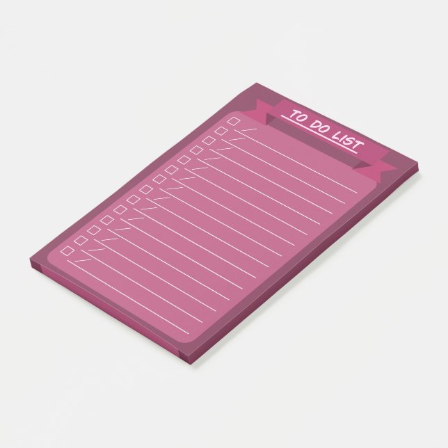 Simple TO DO LIST Post-it Notes (Angled)