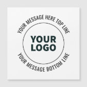 Simple to Replace with Your Logo or Image  (Front)