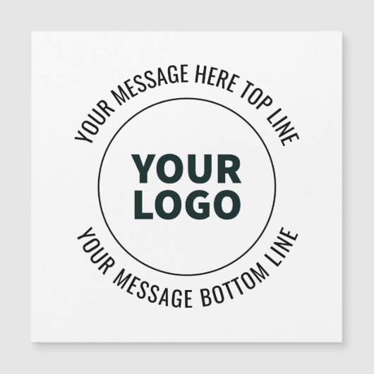 Simple to Replace with Your Logo or Image  (Front)