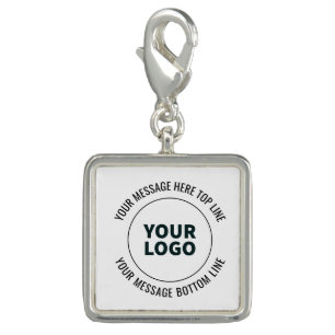 Simple to Replace with Your Logo or Image  Charm