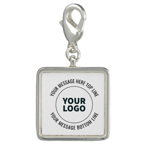 Simple to Replace with Your Logo or Image  Charm