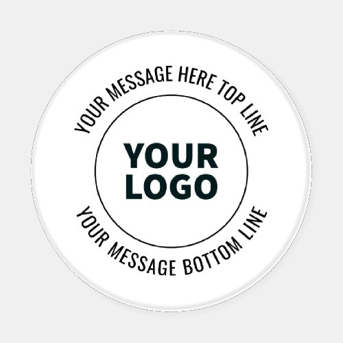 Simple to Replace with Your Logo or Image  Coaster Set