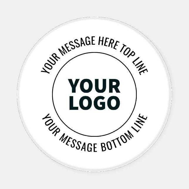 Simple to Replace with Your Logo or Image  Coaster Set (Single)