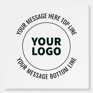 Simple to Replace with Your Logo or Image Foam Board