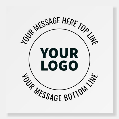Simple to Replace with Your Logo or Image  Foam Board