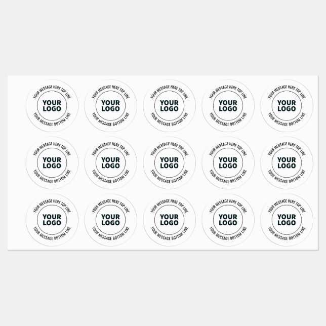 Simple to Replace with Your Logo or Image  Labels (Sheet)