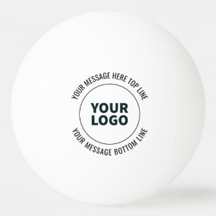 Simple to Replace with Your Logo or Image Ping Pong Ball