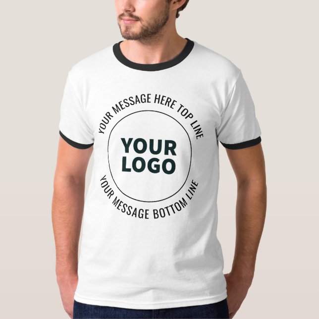 Simple to Replace with Your Logo or Image  T-Shirt (Front)