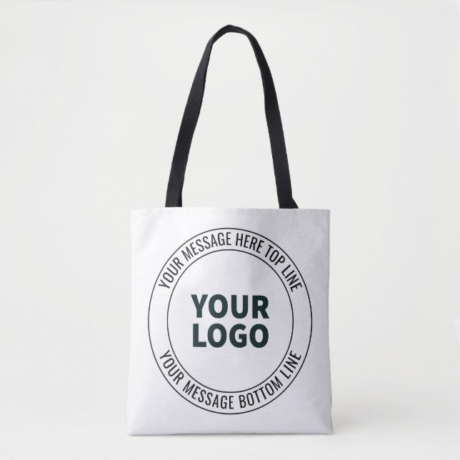 Simple to Replace with Your Logo or Image  Tote Bag (Front)