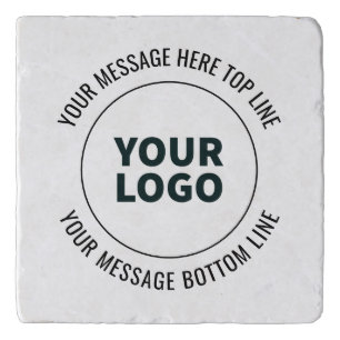 Simple to Replace with Your Logo or Image Trivet