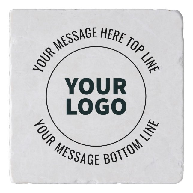 Simple to Replace with Your Logo or Image  Trivet (Front)