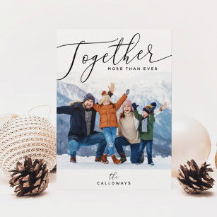 Simple Together More Than Ever 2021 Holiday Card