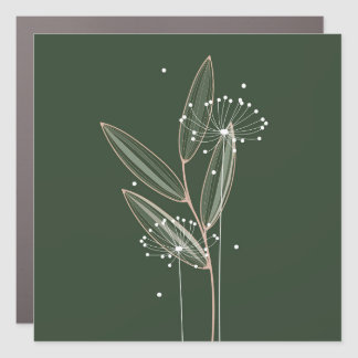 Simple Touch of Nature Seeding the Land Car Magnet